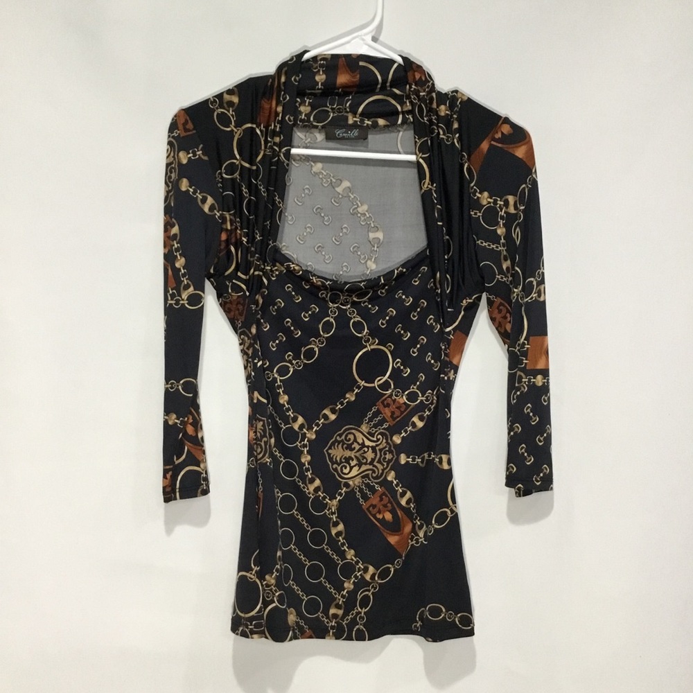 Camille La Vie Designed Stretch Top (M)